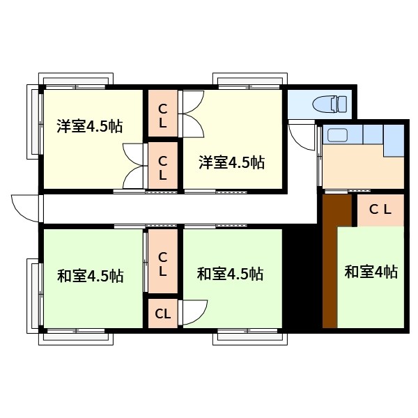高田荘 間取り図