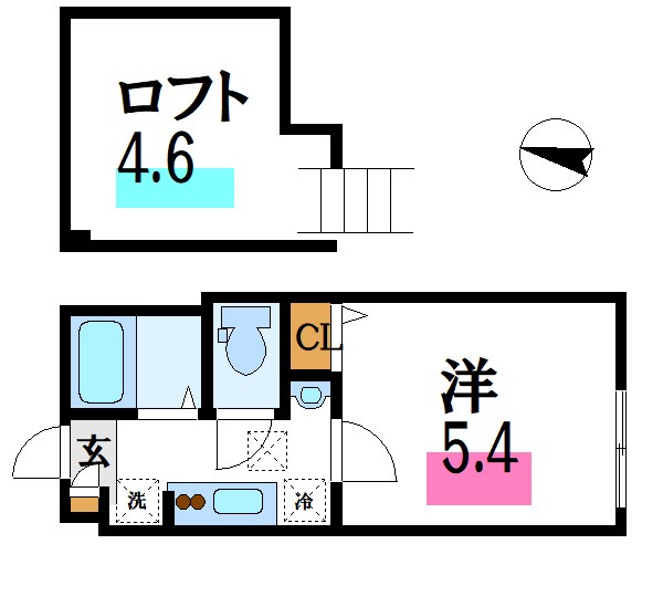 ペルラ小岩 間取り図