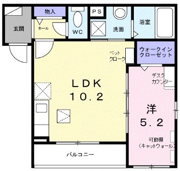 プリマヴェーラ　ドゥエ 間取り図