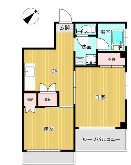 ファミールカワセ 間取り図