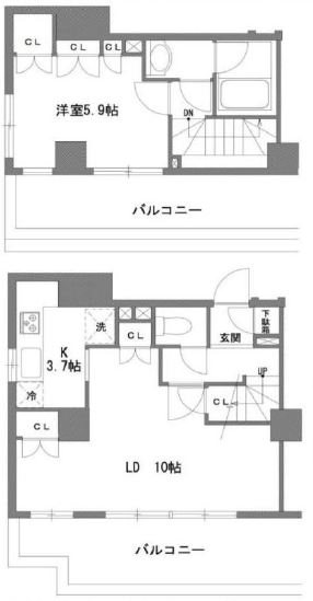 クレール川原 間取り