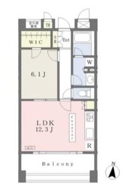 カスタリア住吉Ⅱ 間取り図