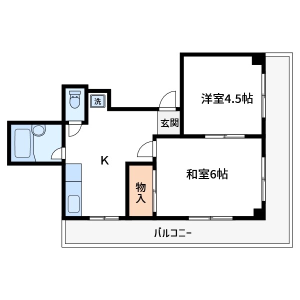 MOONビル  間取り