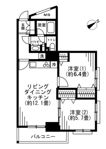 SOCIETY KURAMAE 間取り図