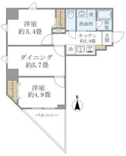 プラッツ両国 間取り図