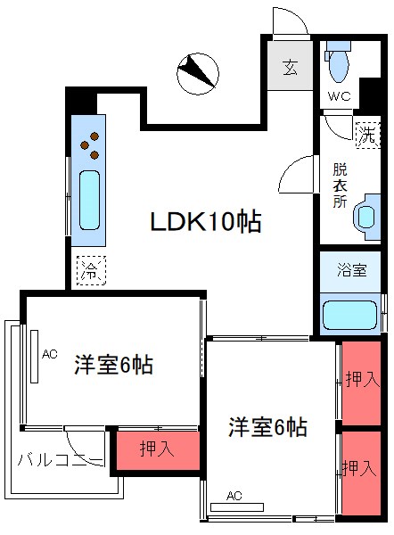 東十条藤巻ビル  間取り