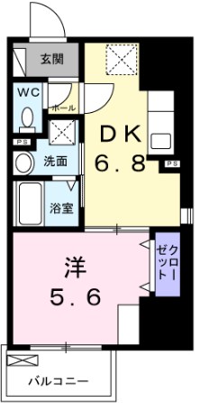Ｅ．ステージ　新御徒町 間取り図
