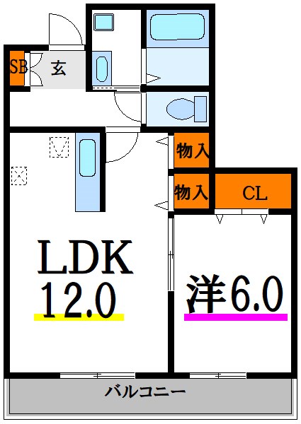 Lanai House 393 Laule&lsquo;a 間取り