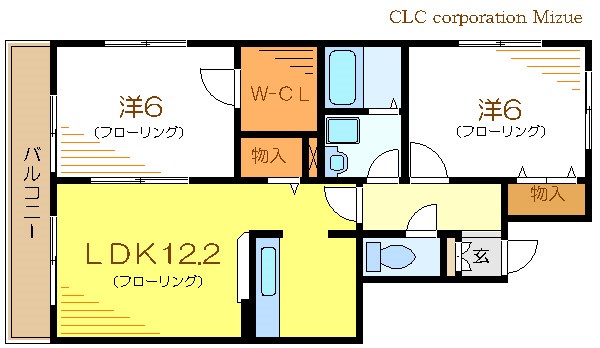 FLORAL EAST 間取り図