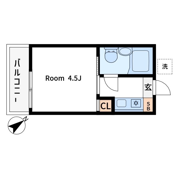 フラット根津2 間取り