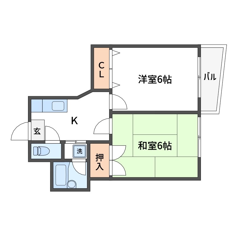リバーサイド小泉  間取り