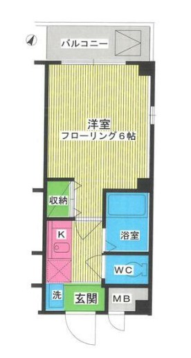 クレセント駒込 401号室 間取り