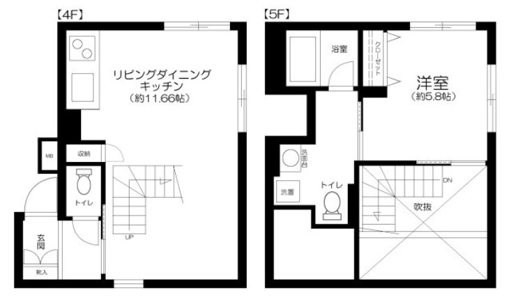 ブライト住吉 間取り図