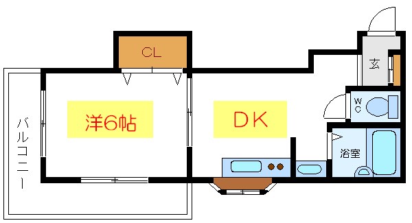 コーポササキ 間取り図