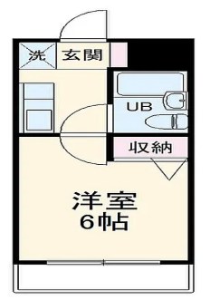 ジュネパレス浦安第1 407号室 間取り