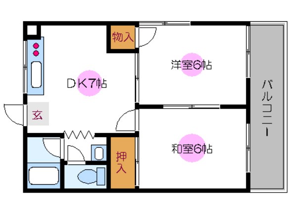 ハイム高城 間取り