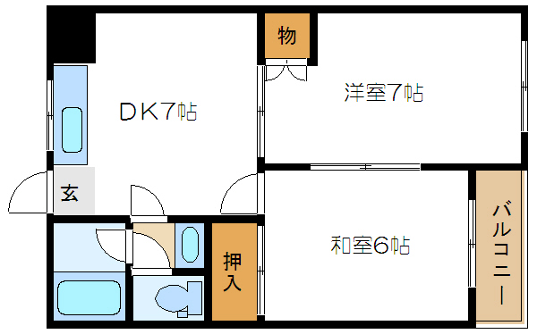 蔵前コーポ 間取り図