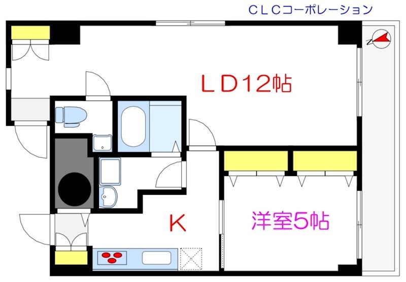 築地ハイツ 間取り