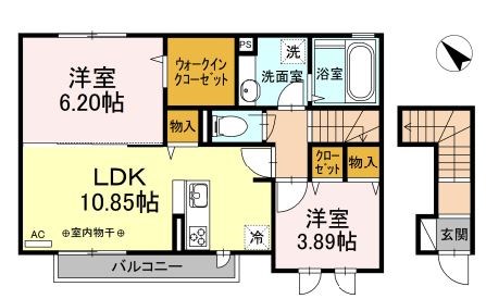 北葛西ハイツⅡ  間取り図