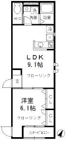 LEESAS西小岩 間取り