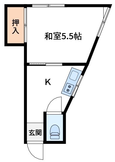 中山コーポ 間取り