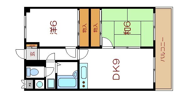 エスポワール篠崎 間取り図