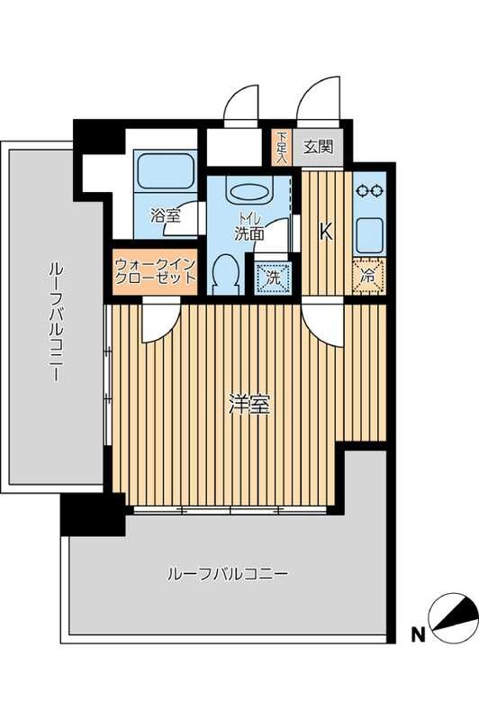 プラティーク清澄白河 間取り図