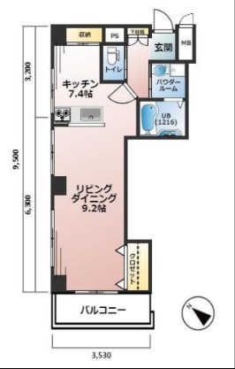 ライオンズマンション隅田公園 間取り図