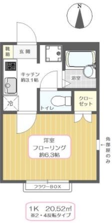 Garden　Avenue　Kita-Ayase　B 間取り