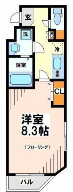Hills新小岩 間取り図