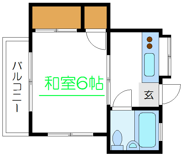 美樹ハイツ 103号室 間取り