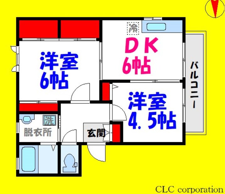 リュミエール・デュ・ソレイユ 間取り図