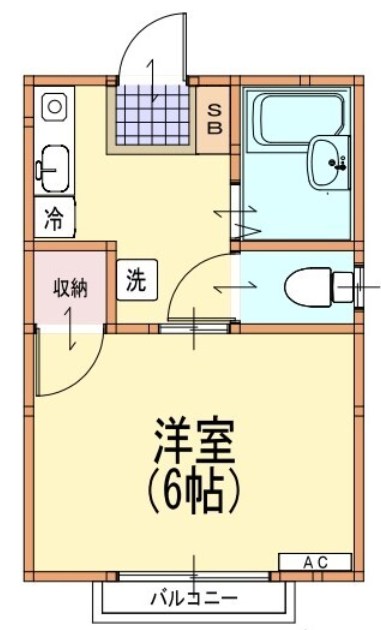 ルーミー高砂Ⅱ号館 間取り