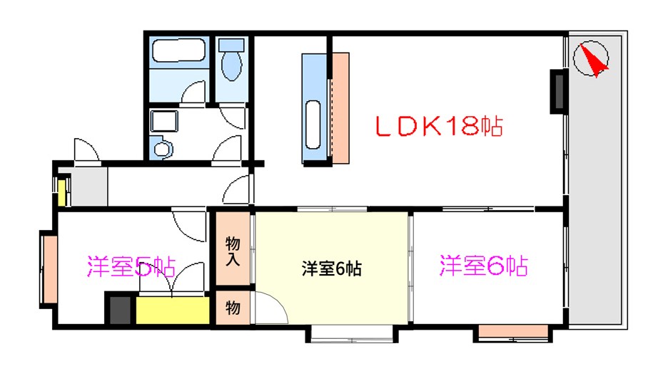 レピドール福田Ⅱ 間取り