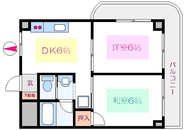 パークヒルズ越前屋 間取り