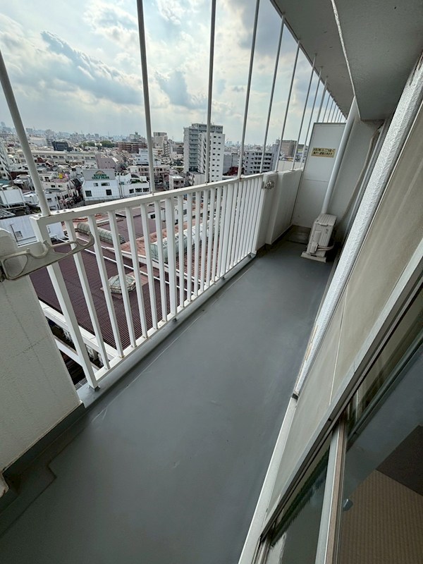 東武西新井駅東口サンライトマンションB棟 ベランダ