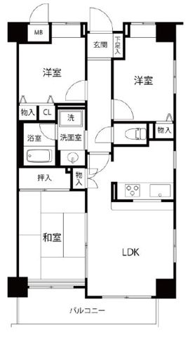 グリーンコート 間取り