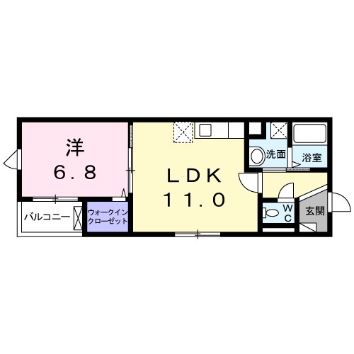 カーサ・アビⅡ 間取り