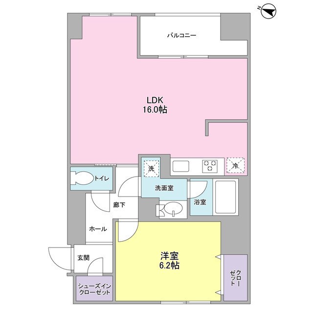 La　Belle　三越前    間取り