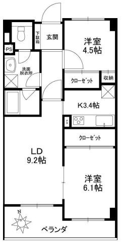 パスレル秀栄 間取り