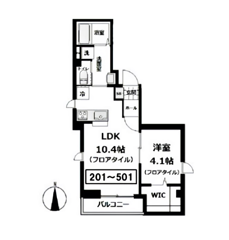 グレイステラス北千住 間取り