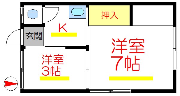 石井荘 間取り