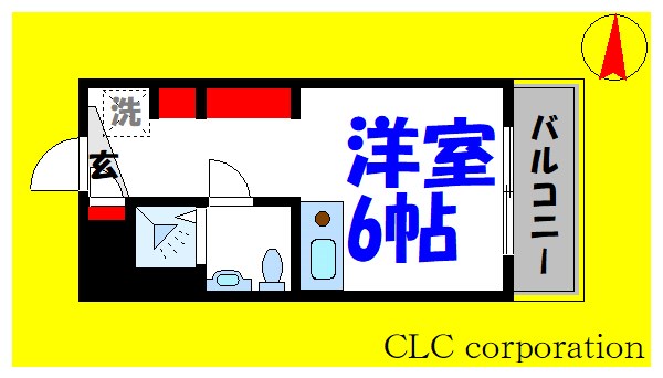 フローラ５  間取り