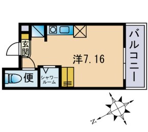 CRASTINE南砂町 202号室 間取り