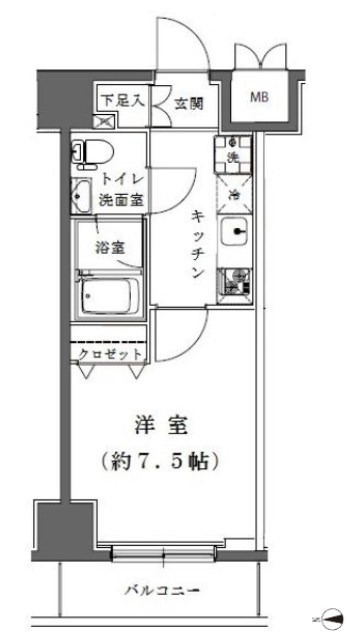 Rising Place浅草五番館  間取り