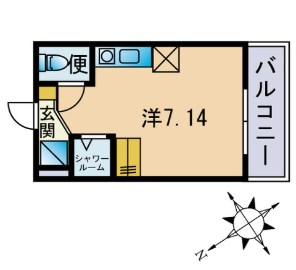 CRASTINE南砂町 301号室 間取り