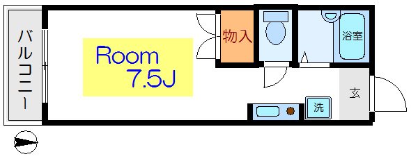 ハイツヨシカワ 間取り図