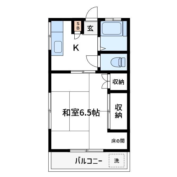 第一若草ハイツ 間取り