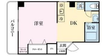 JLBグランエクリュⅡ 601号室 間取り