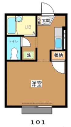 カメリア河原 間取り図
